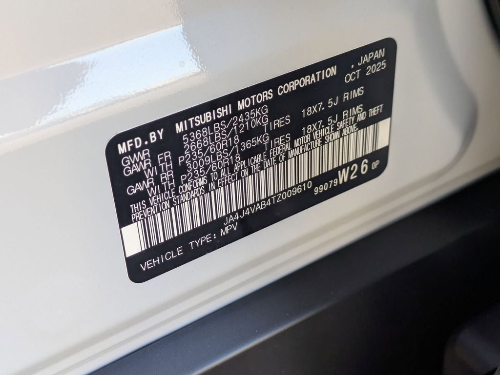 2026 Mitsubishi Outlander Base