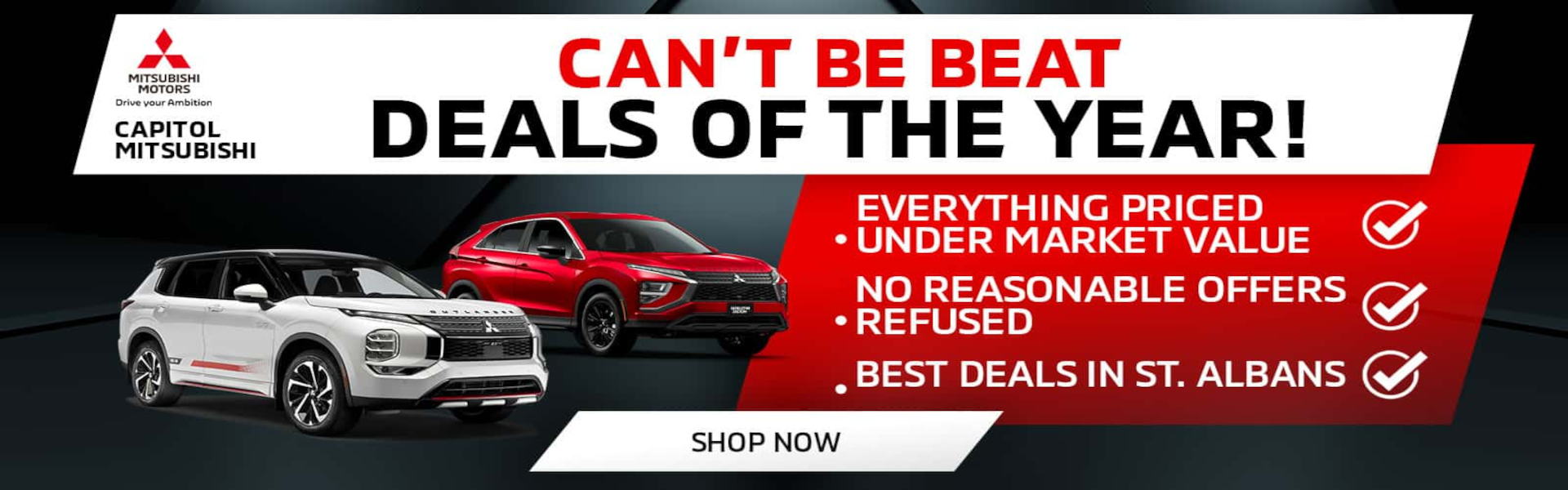 Deals of the year at Capitol Mitsubishi in Jefferson WV